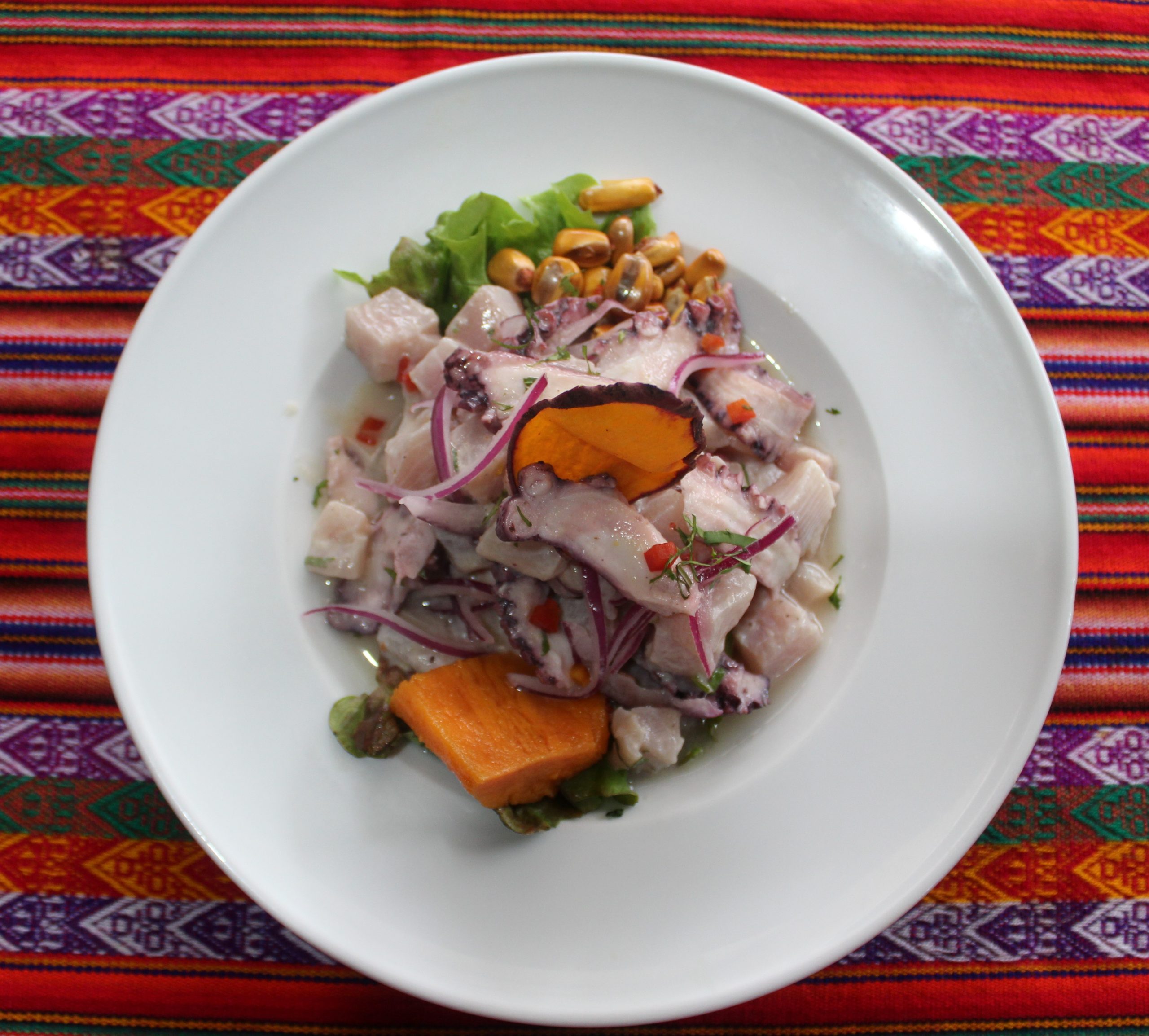 CEVICHE PULPO Y PESCADO